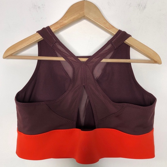 Athleta Sports Bra in Burgundy and Orange - Picture 8 of 11